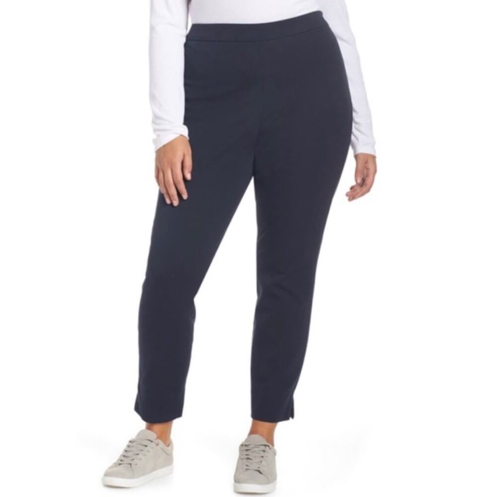 NWOT 1901 Stretch Ankle Skinny Pants Navy Blue, Size 12